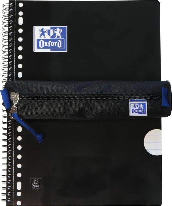 Actual product image Oxford Kangoo Pencil Case Round Black