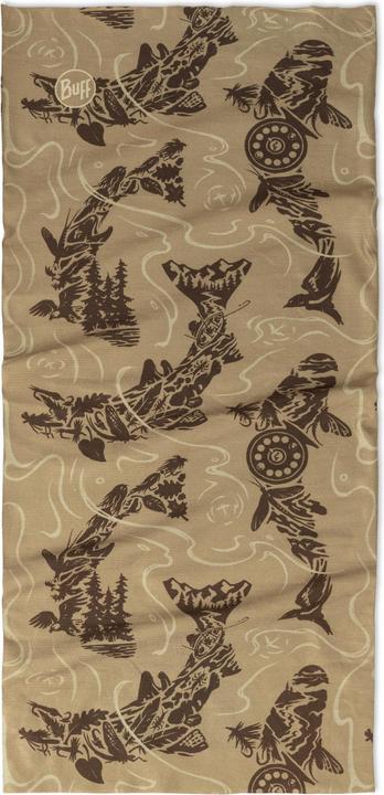 Actual product image Buff Bandana Coolnet UV Lake River Khaki