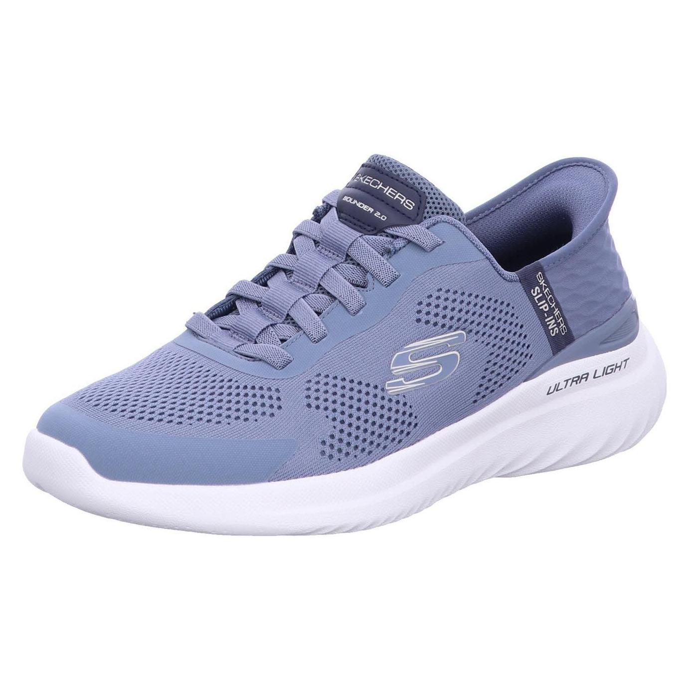 Skechers, Herren, Sneakers, Sneaker Bounder 2.0 - Emerged, Blau, (45)