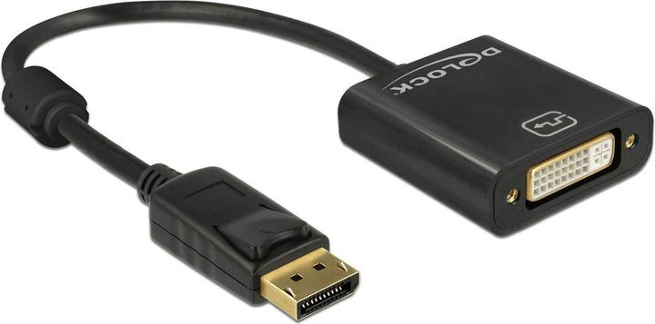Actual product image Delock Monitor adapter DP to DVI, passive, 4K support (DVI, 20 cm)