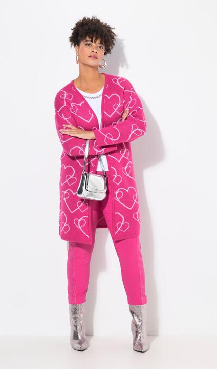 Immagine prodotto Miamoda Strickjacke, Classic Fit, Herzmuster (56)