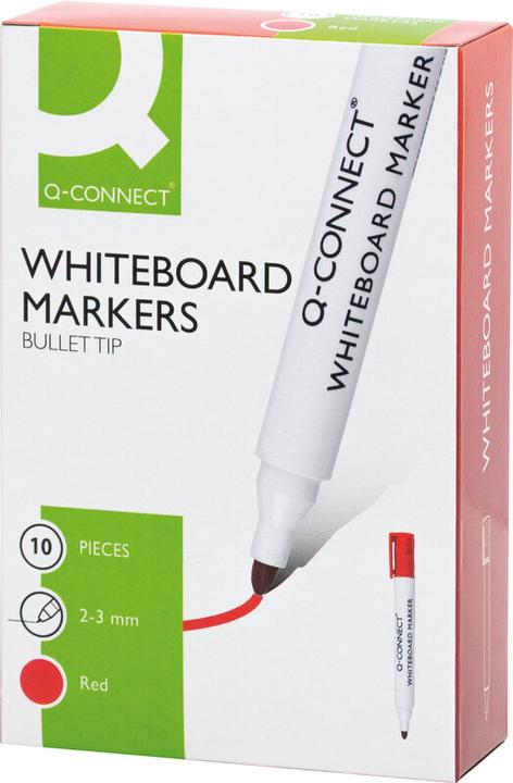 Produktbild Q-Connect Whiteboard Marker (Rot, 2 mm, 1 x)