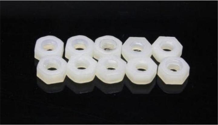 Produktbild EP M2 D4xH1.6mm Nylon-Mutter, 10 Stk. (M2)