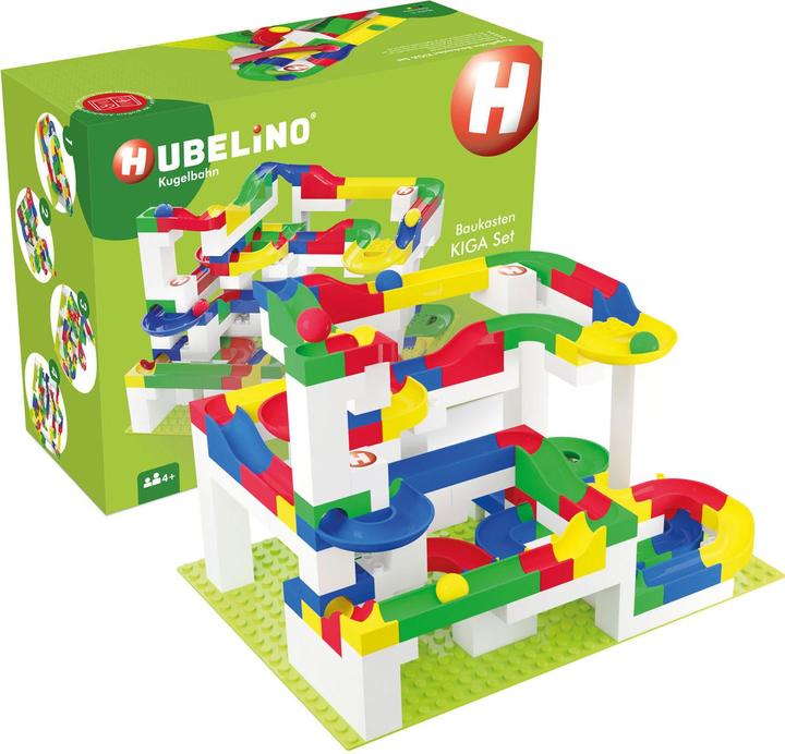 Hubelino Piste de billes : Kit de construction KIGA 2018 351 pièces SCHULVER