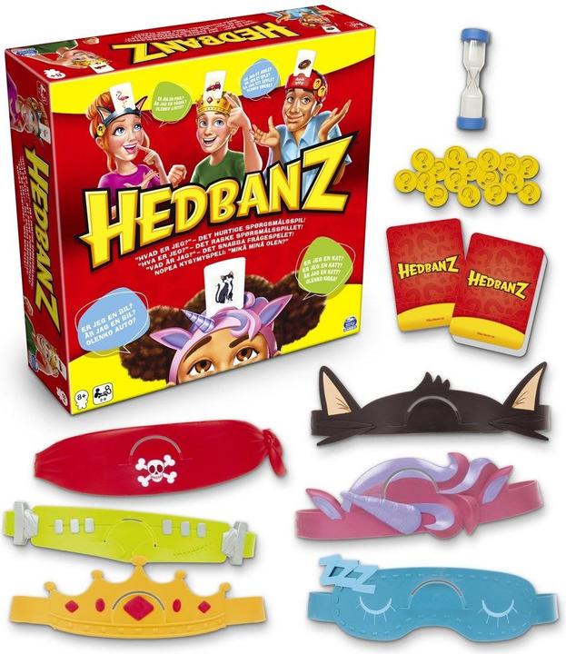 Hedbanz Seconda Edizione - Gioco Da Tavolo Per Famiglie: Indovina Cosa Sei! 6 Nuove Fasce, Per Bambini E Adulti