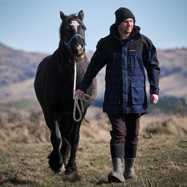 Produktbild Betacraft Heritage Heren jack - Blauw/Zwart L (L)