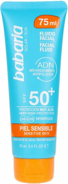 Immagine prodotto Babaria SOLAR ADN SENSITIVE crema solare viso SPF50 75 ml (Crema corpo, 75 ml)