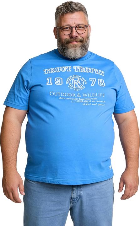 Produktbild Men+ T-Shirt, Halbarm, Brustprint (L)