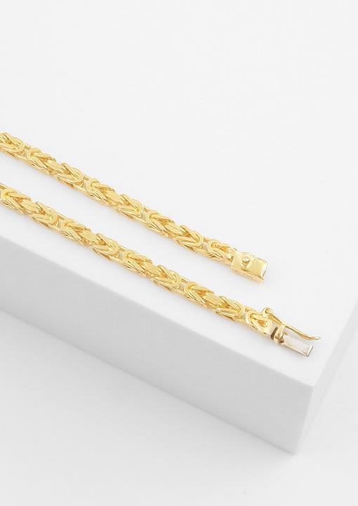 Actual product image Muau King's chain (19 cm, 750/18K yellow gold)