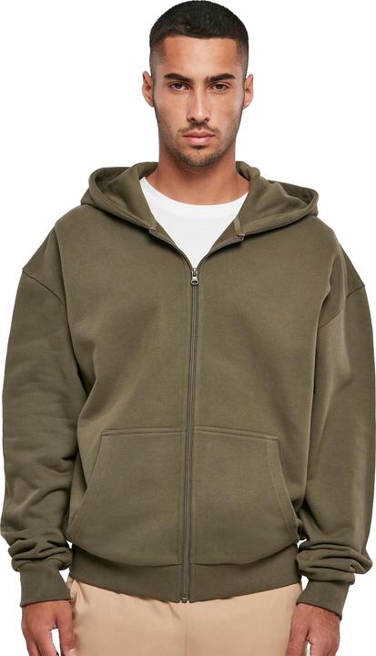 Immagine prodotto Build Your Brand Felpa con Cappuccio e Zip Intera Vintage Pesante Uomo (XXL)