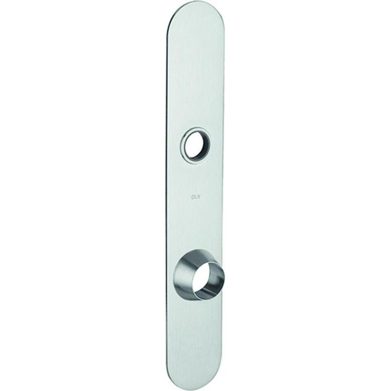 Glutz, Türgriff + Fenstergriff, Schutzt+AMMAvA-rschild aussen 5345S glide/easyfix+AMIArg- (Türschild)