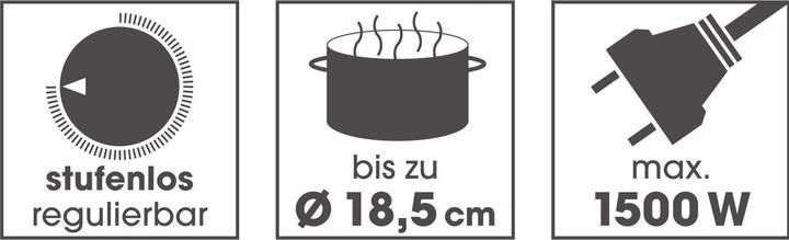 Actual product image Gourmetmaxx Einzelkochplatte