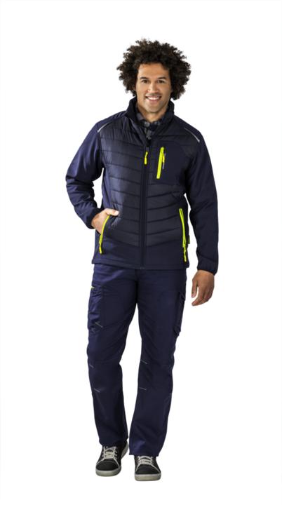 Actual product image Planam Stretchline work jacket winter jacket navy size L (L)