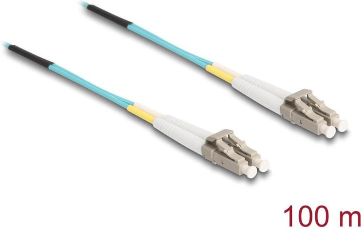 Actual product image Delock Kabel Lichtwellenleiter LC Duplex Multimode OM3 100 m (S/UTP, CAT7a, 100 m)