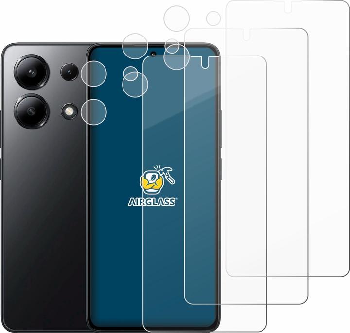 Actual product image BROTECT AirGlass Glass (3 pcs., Xiaomi Redmi Note 13 4G)