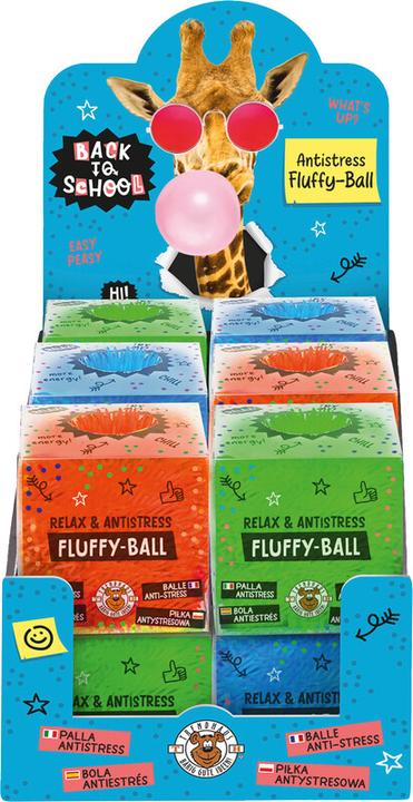 Produktbild Trendhaus AFDS NE Relax & Antistress Fluffy-Ball, 3-fach sortiert