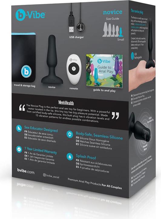 Produktbild Shots Novice Remote Control Plug Black