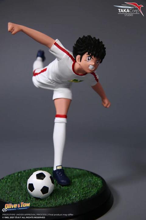 Actual product image Taka Corp - Olive et Tom (Captain Tsubasa) - Olivier Atton (Tsubasa Ozora) Statue 18.5cm