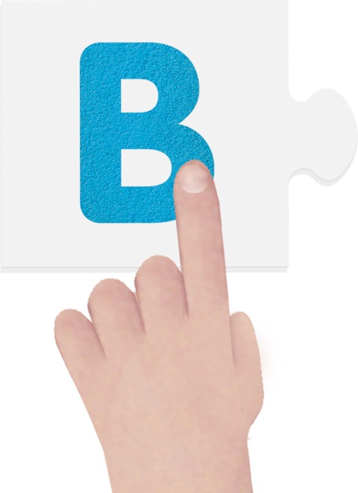 Actual product image Sombo IT Montessori Alfabeto Tattile (Italian)
