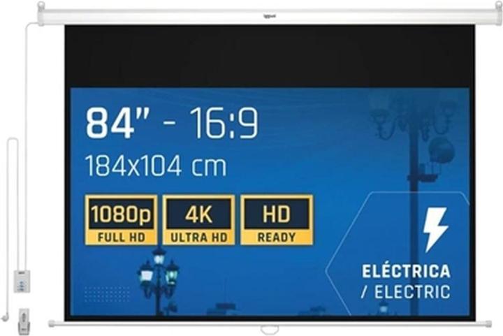 Productafbeelding Iggual Elektrische Panorama-Leinwand PSIPS184 80" (184 x 104 cm) 84" (80", 16:9)