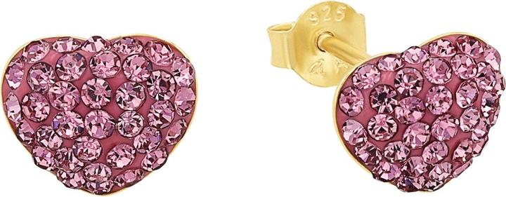 Immagine prodotto Amor Gioielli all'orecchio da donna, argento 925, cristallo sintetico. | Cuore (Argento 925)