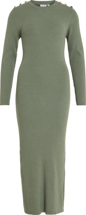 Vila Langarm Maxikleid