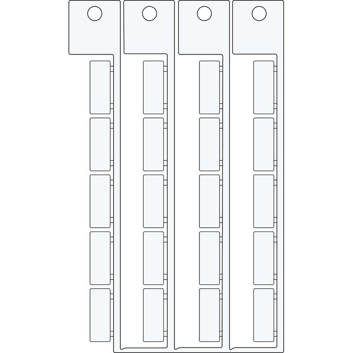 Actual product image Brady TAG 8 21-TELEMECAN, TE component labelling, 8 x 21 (340 tags)