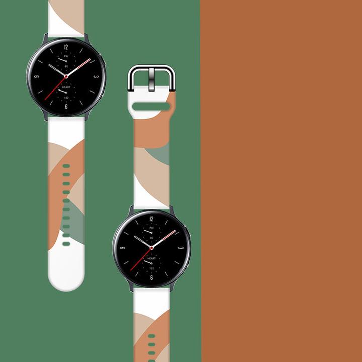 Produktbild Hurtel Strap Moro Band For Samsung Galaxy Watch 46mm Silicone Strap Watch Bracelet Pattern 3 (Silikon)