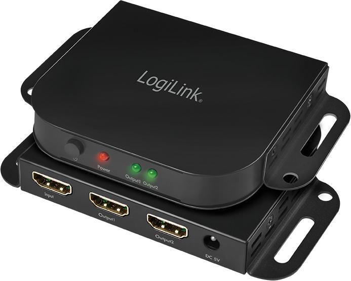 Produktbild LogiLink Ultra-HD, 2x HMDI 2.0b, HDCP 2.2, 600MHz/18Gbps