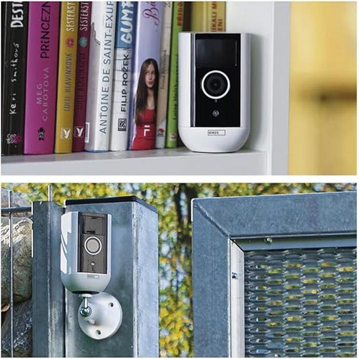 Immagine prodotto Emos Telecamera IP per esterni GoSmart con WiFi IP-210 SNAP, alimentata a batteria (2592 x 1944 pixel)