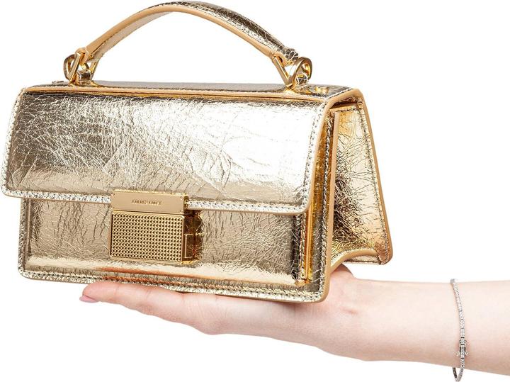 Image du produit Golden Goose venezia small handbag in gold color leather