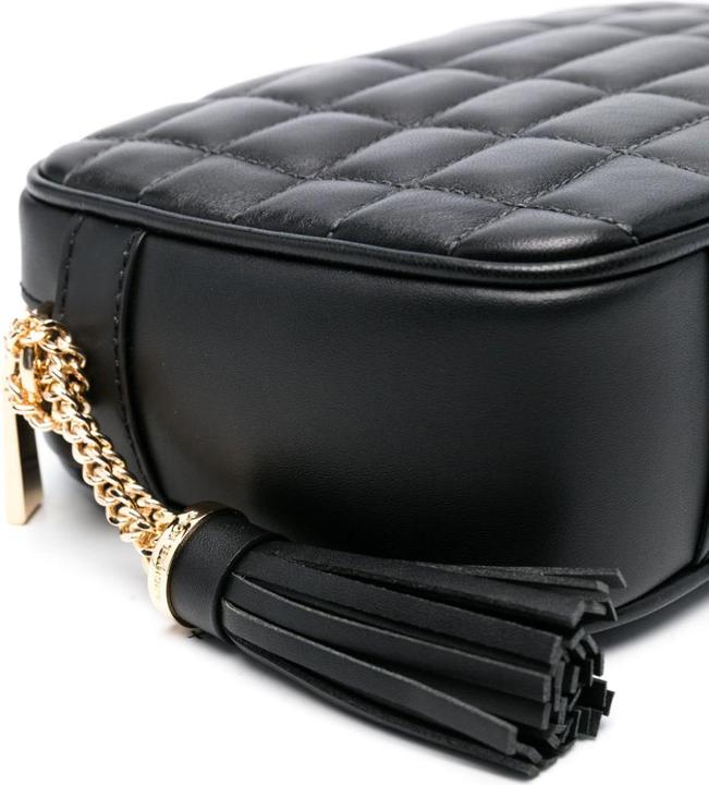 Actual product image Michael Kors Sac à Main en Cuir Jet Set Medium - Noir et Doré