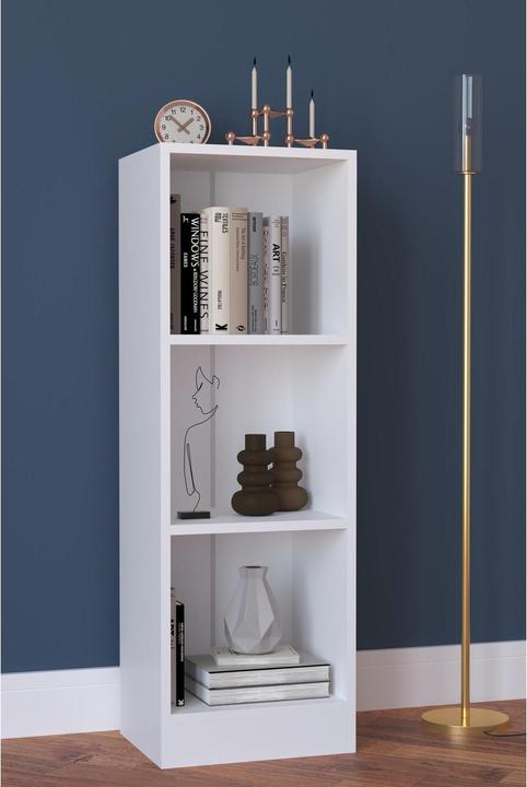 Image du produit VCM Bois Rangement Étagère sur pied Bibliothèque Déco Livres Étagère sur pied Dilos S 3 compartiments (38 x 30 x 114 cm)