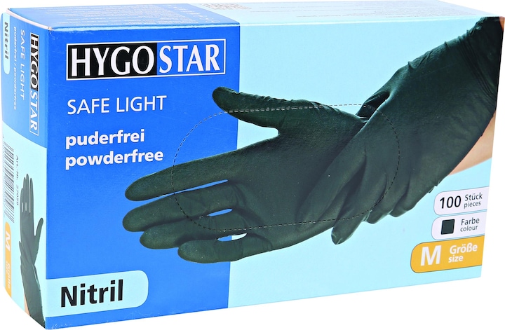 Immagine prodotto Comair Guanti monouso in nitrile nero taglia M 100 pz. (M)