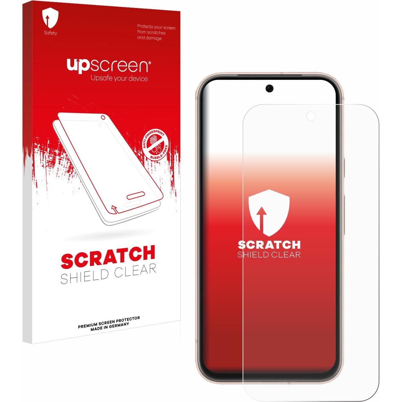 upscreen Scratch Shield Displayschutz (1 Stück, Google Pixel 8a), Smartphone Schutzfolie, Transparent