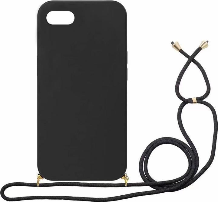 Produktbild mobileup Eco Case with Lanyard for iPhone 6 Plus / 7 Plus / 8 Plus - Black (Apple iPhone 6 Plus)