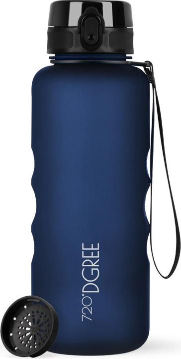 Immagine prodotto 720°Dgree Trinkflasche uberBottle softTouch mit Sieb sapphire blue 1,5l (1.50 l)