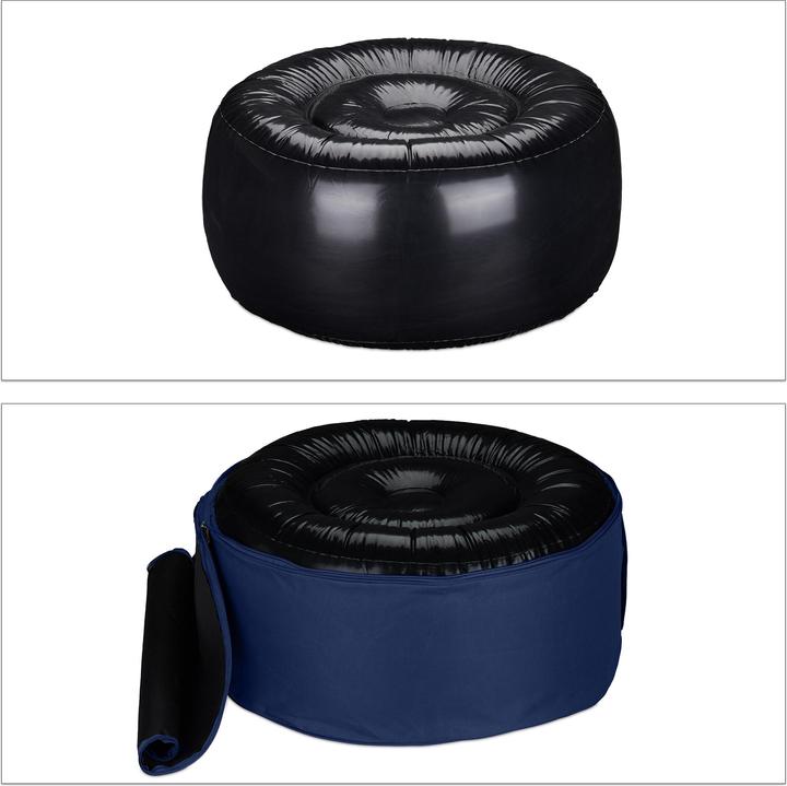 Actual product image Relaxdays Inflatable stool