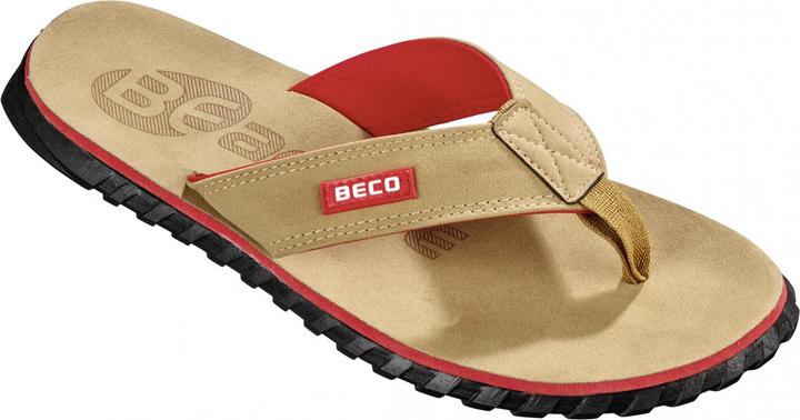 Beco Beermann GmbH V-Strap Pantoffel heren Standaard | rood/zwart | 41