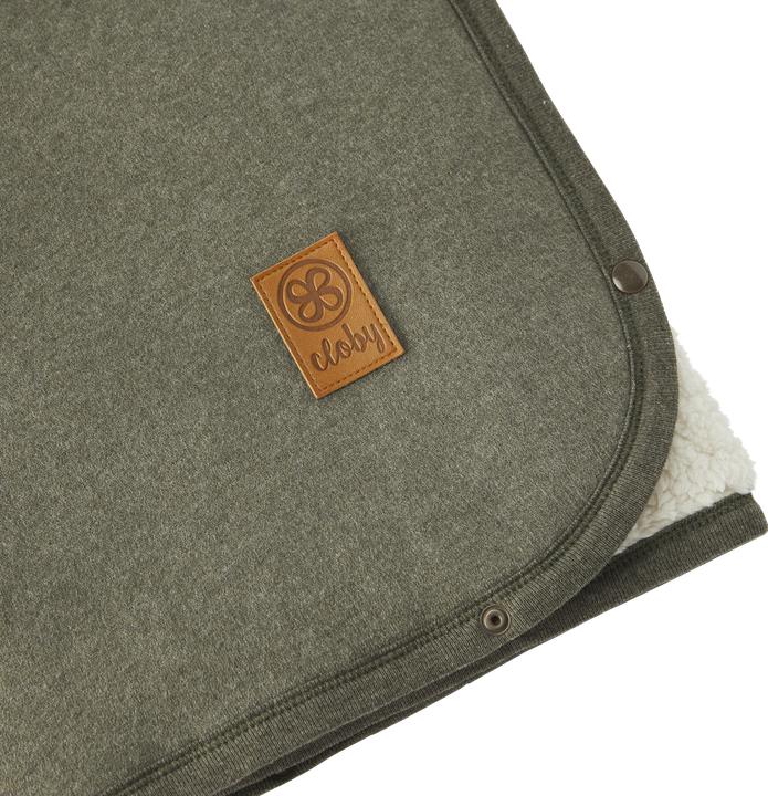 Produktbild Cloby Teddy Decke Blanket Forest Green (95 x 75 cm)
