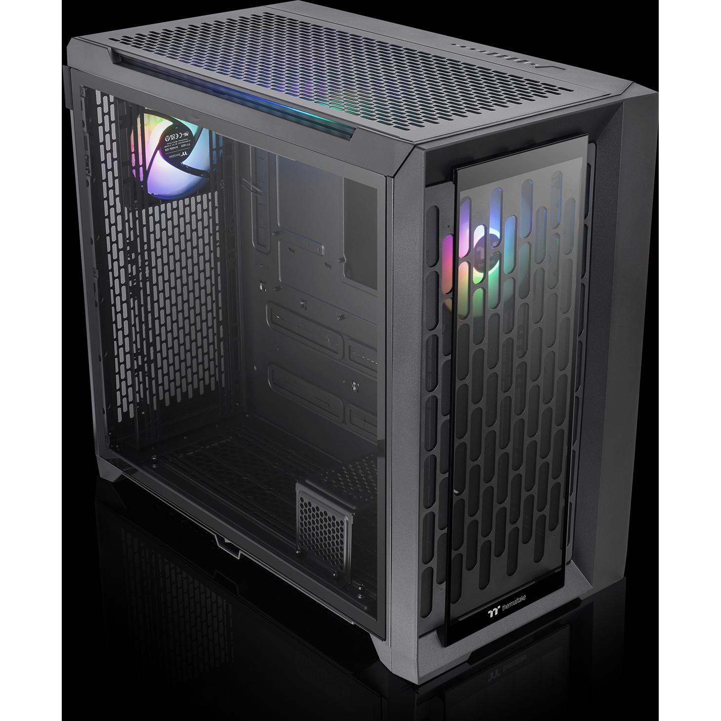 Thermaltake Geh CTE C750 TG Full Tower "ARGB Snow" White retail (ATX, mATX, Mini-ITX, E-ATX, SSI EEB), PC Gehäuse, Weiss
