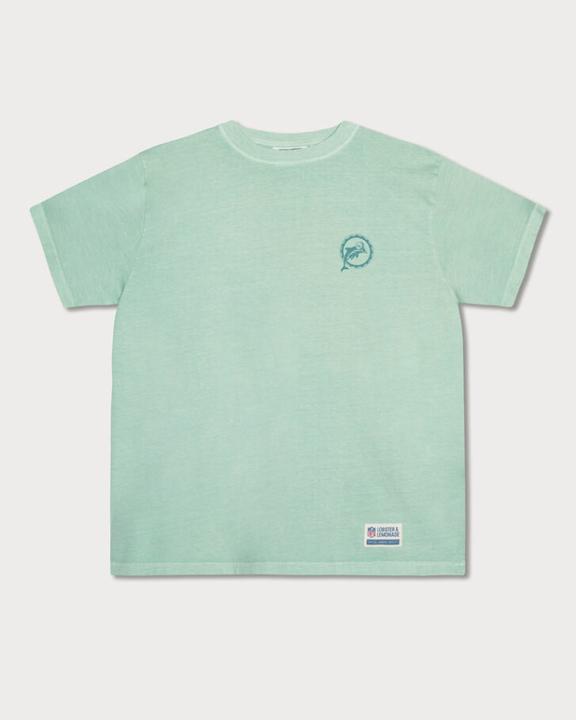 Immagine prodotto Lobster & Lemonade Miami Dolphins 89 Band T-Shirt green M (M)