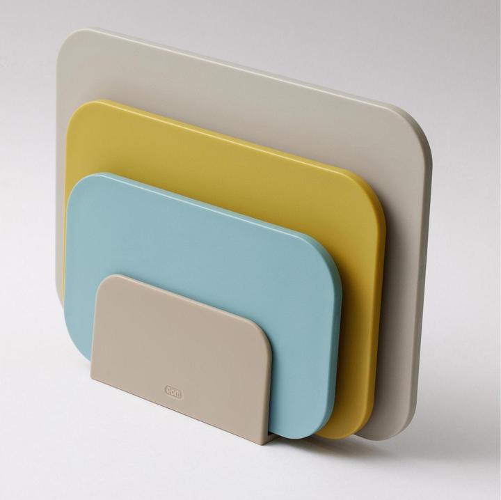 Immagine prodotto Rosti Set di taglieri da 3 pezzi Choptima, blu-verde/beige/giallo