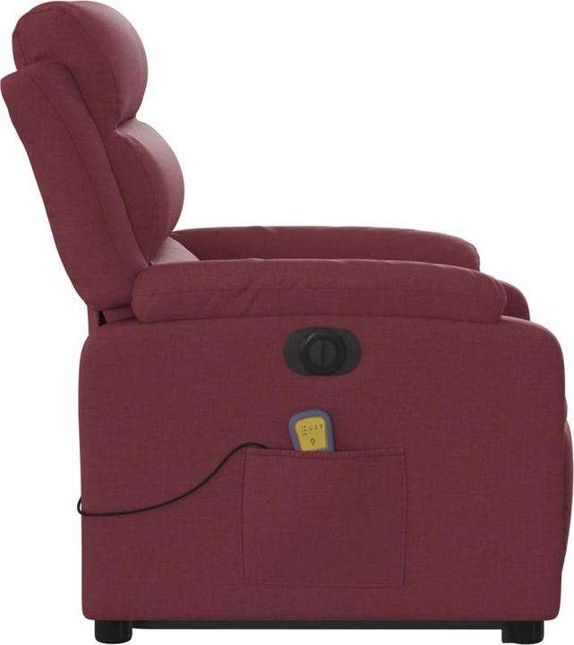 Actual product image vidaXL Electric massage chair with stand-up aid fabric
