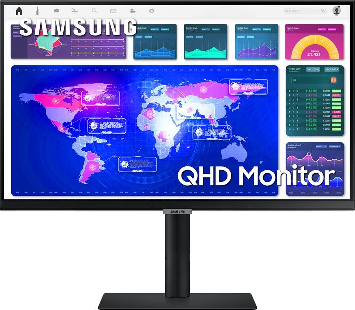 Actual product image Samsung S24A600 (2560 x 1440 pixels, 24")