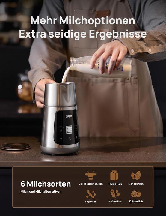 Actual product image Dreo BaristaMaker Milk Frother (800 ml)