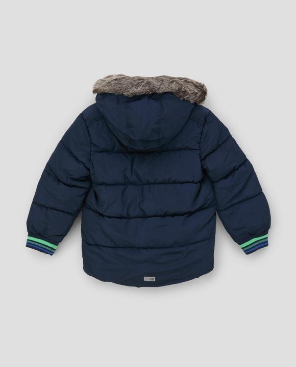 Actual product image S.Oliver Outdoor-Jacke Steppjacke mit abnehmbarem Kunstfell (98)