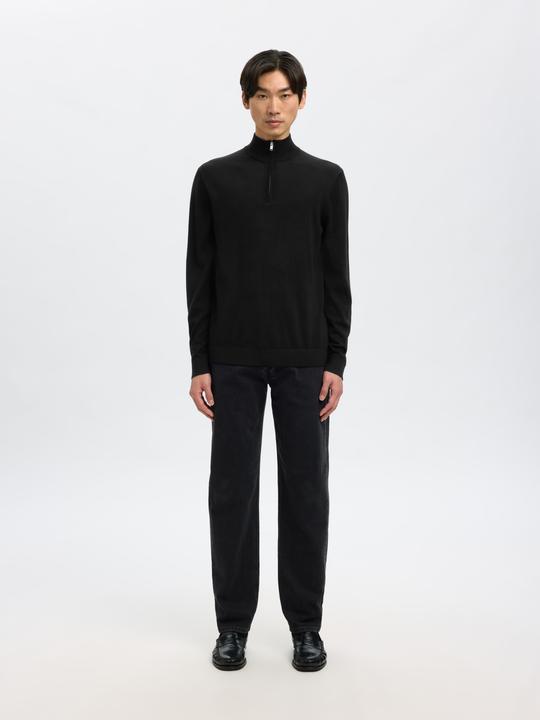 Produktbild Selected Slhtray Ls Knit Merino Half Zip Noos (M)