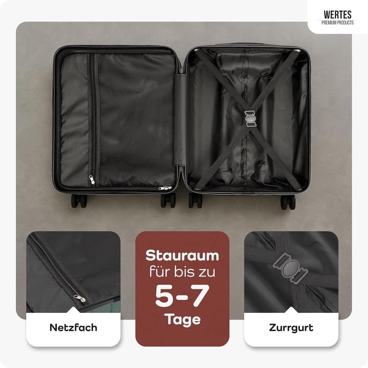 Image du produit Wertes Kabinenkoffer mit Doppellrollen (36 l)