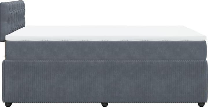 Immagine prodotto vidaXL Bo x letto a molle con materasso 120 x 190 cm in velluto (120 x 190 cm)